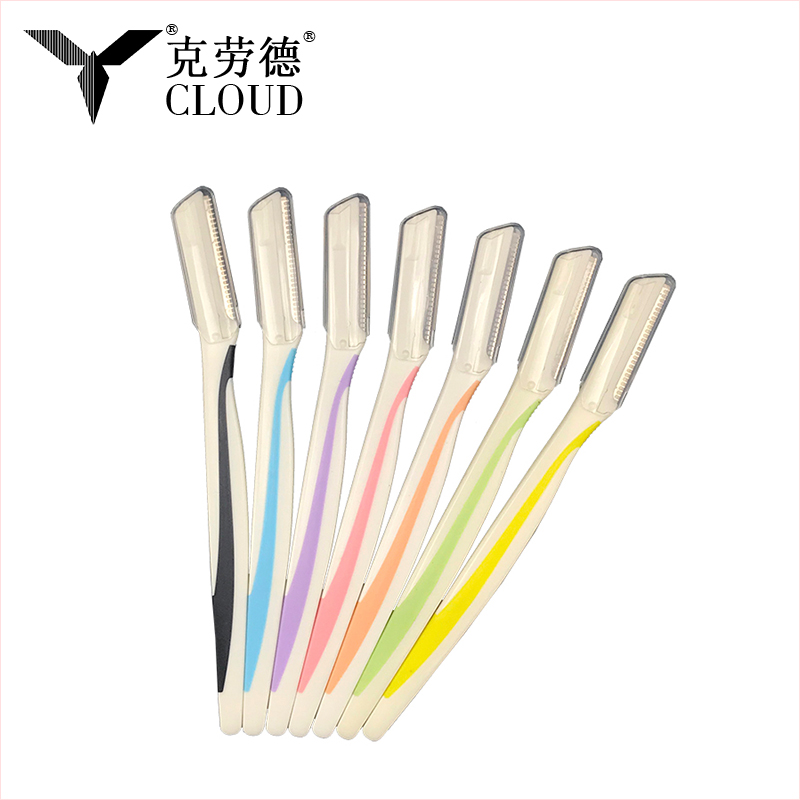 Navalha de sobrancelha portátil descartável