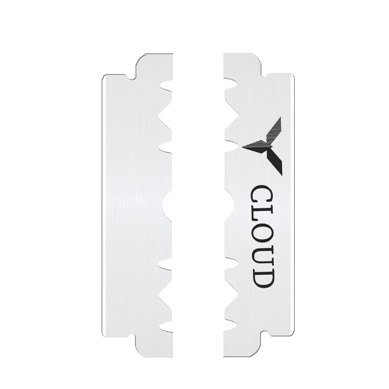 Lâminas de barbear super afiadas com meia lâmina de 74 lâminas