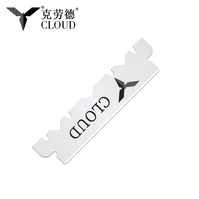 Lâminas de barbear super afiadas com meia lâmina de 74 lâminas