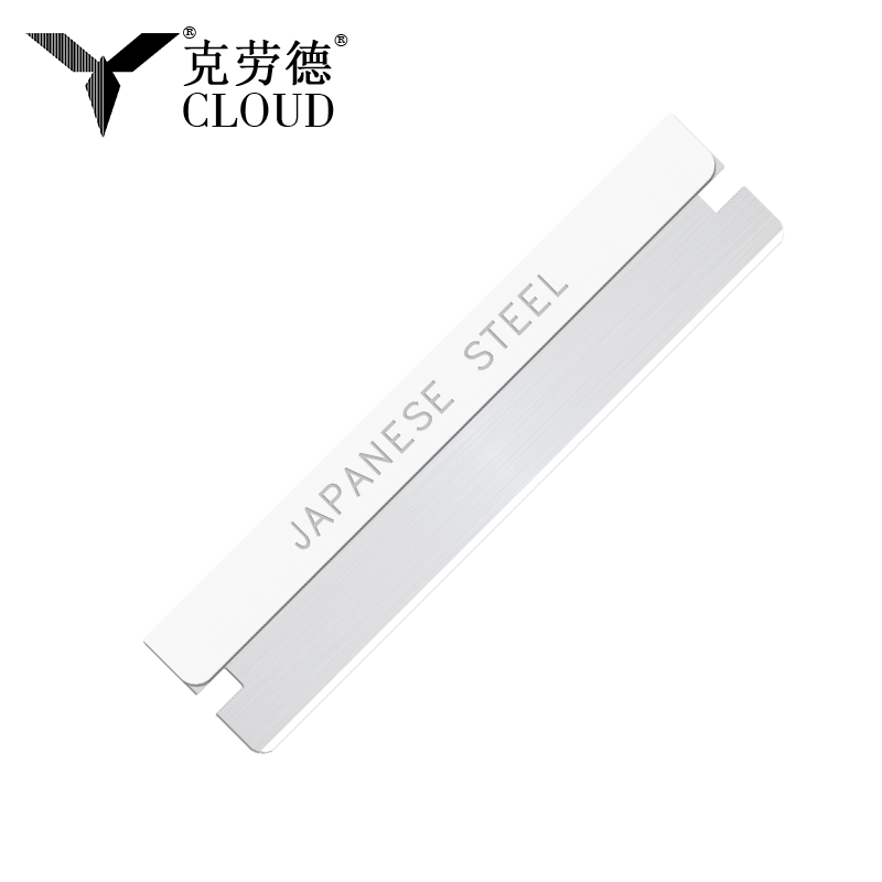 Lâminas de barbear onduladas de borda única