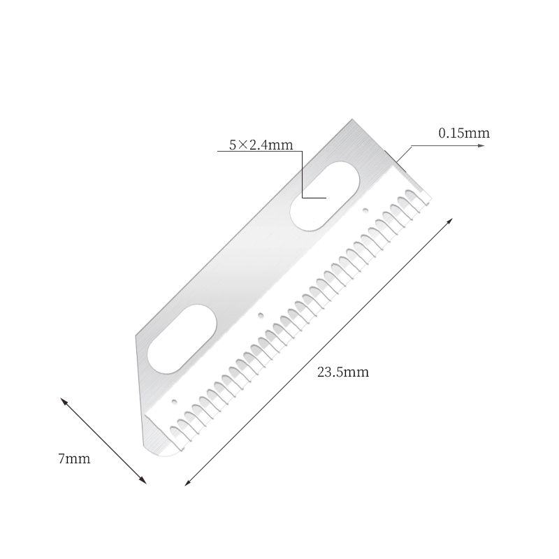 Lâminas de barbear portáteis ultra-lisas em aço inoxidável