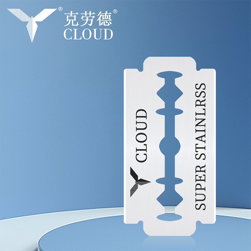 Lâminas de barbear de borda dupla Super Steel 74 lâminas