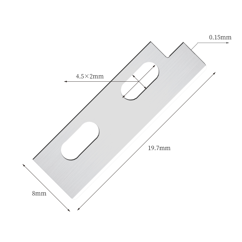 Sobrancelha de aço inoxidável afiada de precisão que dá forma às lâminas de faca