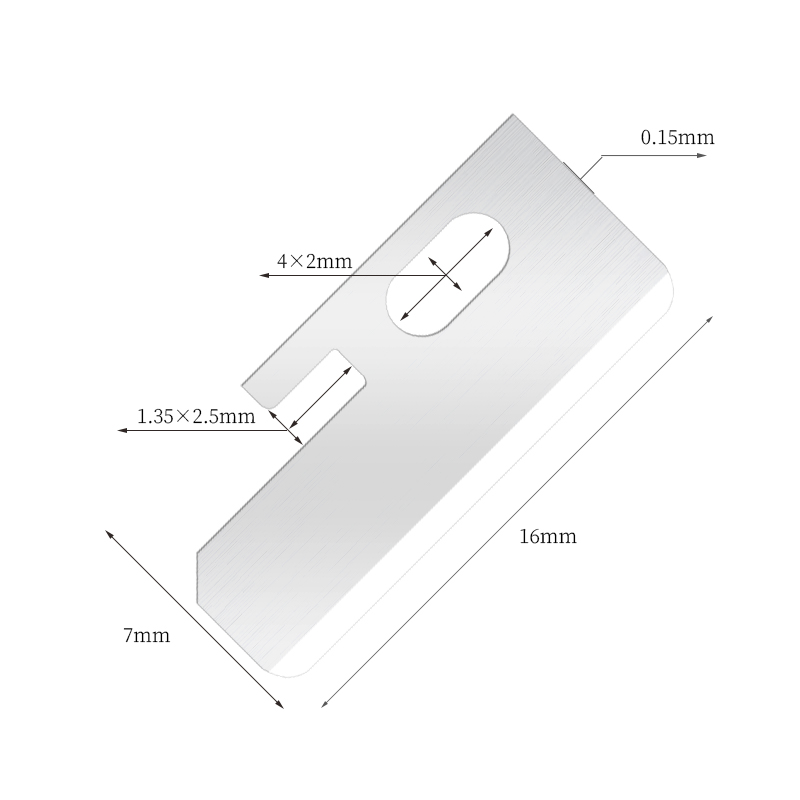 Sobrancelha de aço inoxidável afiada de precisão que dá forma às lâminas de faca