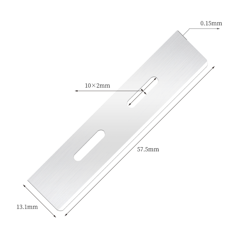 Lâmina de corte de sobrancelha de aço inoxidável reutilizável durável